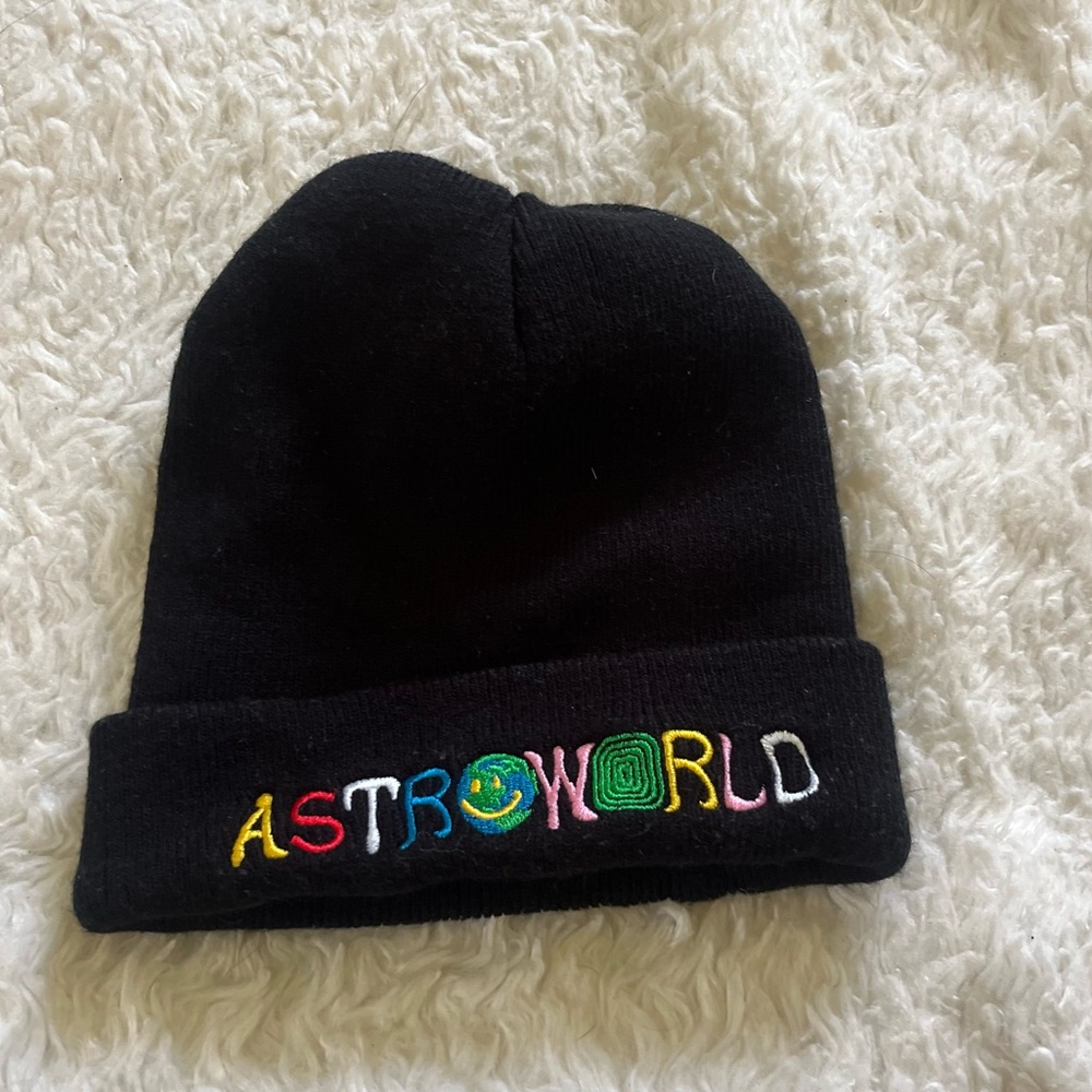5 for $25! Astroworld Youth Black Beanie